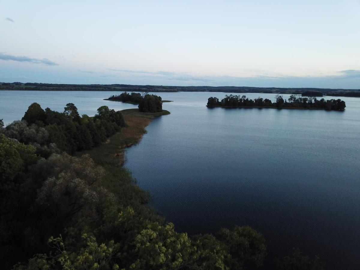 Mieszkanie nad jeziorem Rydzówka+prywatny staw+plaża+Mazury Srokowo Exterior foto