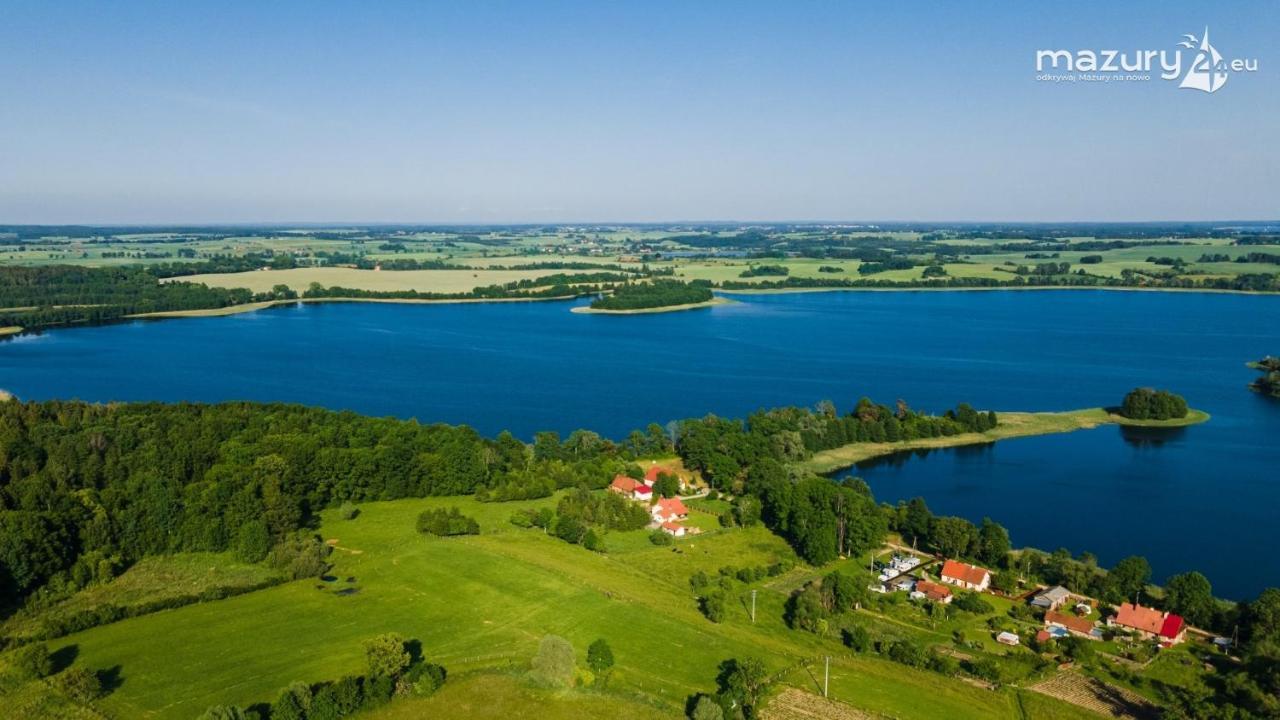 Mieszkanie nad jeziorem Rydzówka+prywatny staw+plaża+Mazury Srokowo Exterior foto