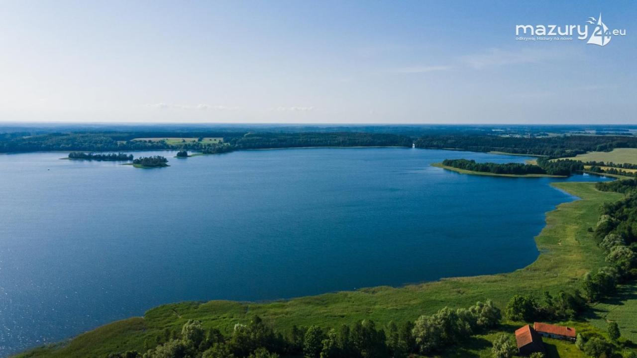 Mieszkanie nad jeziorem Rydzówka+prywatny staw+plaża+Mazury Srokowo Exterior foto